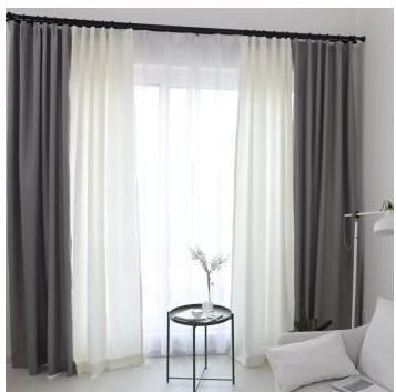 Manual Style Open and Close Curtains Easy to control for living room