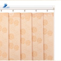 Big window fit 25% polyester&75 PVC fabric vertical blinds manual control 89mm slat vertical blinds