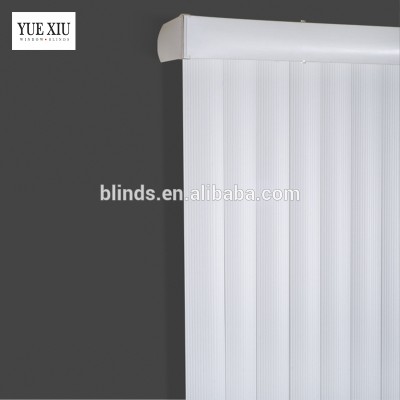 Elegant Manual Vertical Blinds Curtain With Polyester Fabric For Office